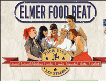 Tablet Screenshot of elmerfoodbeat.com